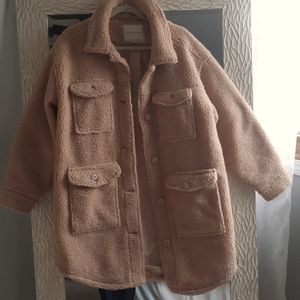 American Eagle Oversized Sherpa Jacket
